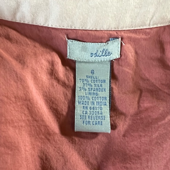 NWOT Anthropologie Odille cotton & silk beaded circle skirt - Picture 7 of 7